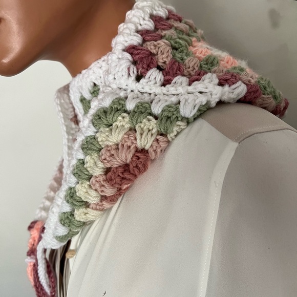 Granny Square Free form Hoodie Wrap Personalized main image 5